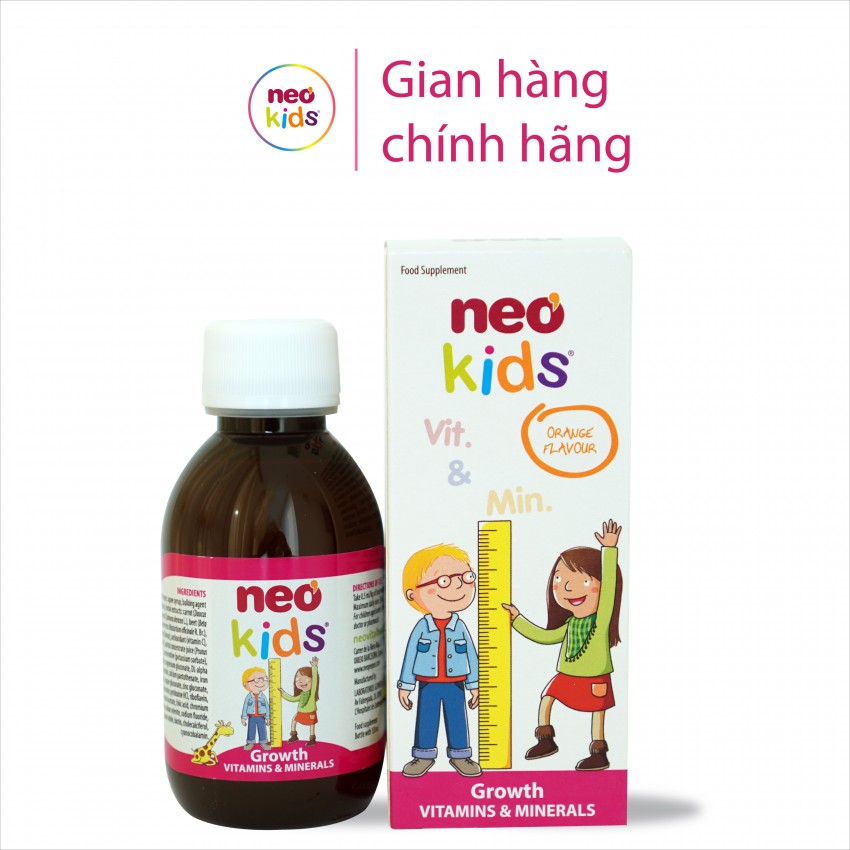 Siro Ăn Ngon - Tăng Hấp Thu Neo Kids Growth - MS: 4