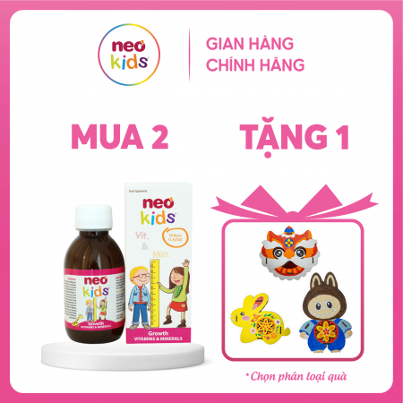 Siro Ăn Ngon - Tăng Hấp Thu Neo Kids Growth - MS: 1