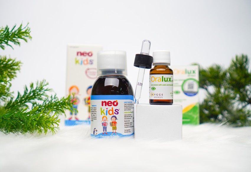 Bộ đôi sáng mắt Neo Kids Omega 3 DHA & Oralux - MS: 2